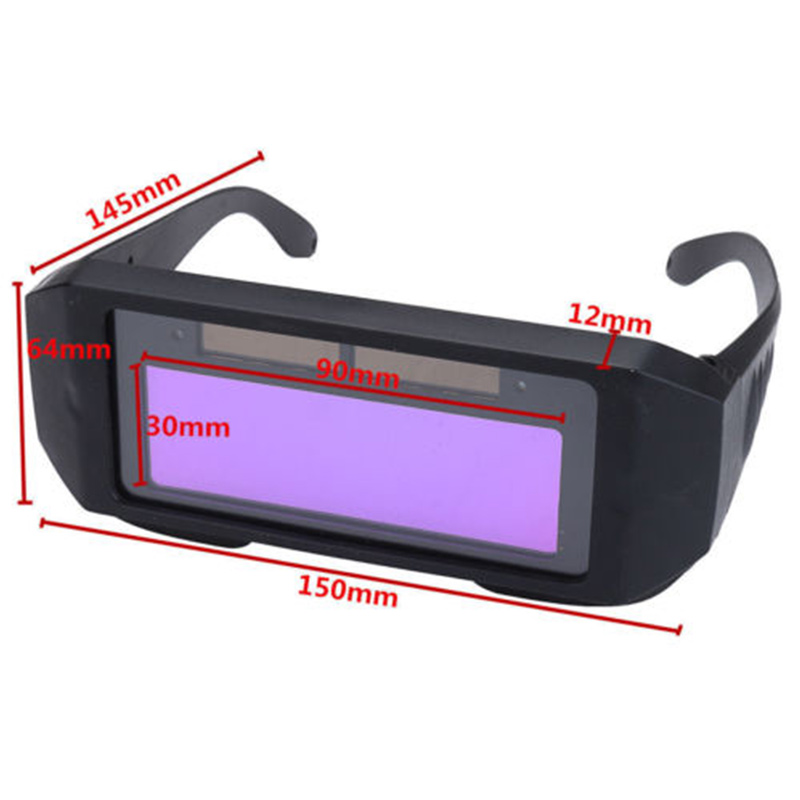 din 11 automatisk mørklegging sveisehjelm solhjelm linse sveiselinse briller verktøysett automatisk lysskifte antirefleks holdbar
