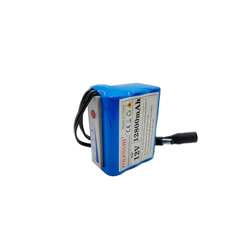 BMS 12.6V 12800mAh 3S2P 18650 Li-Ion Battery Pack with Power Indicator