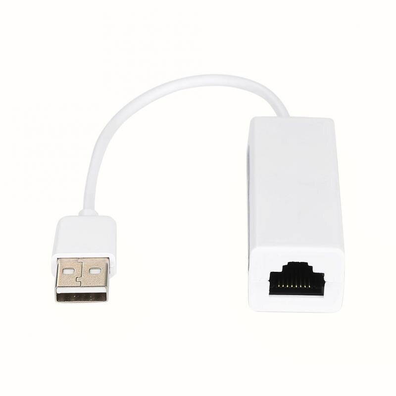 USB Ethernet Adapter 10/100Mbps USB 2.0 To RJ45 USB2.0 To Ethernet Network LAN Adapter For Macbook Windows Wired Internet Cable