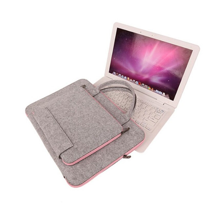 Men's and Women's Felt Laptop Bag Apple Notebook Bag Business Briefcase