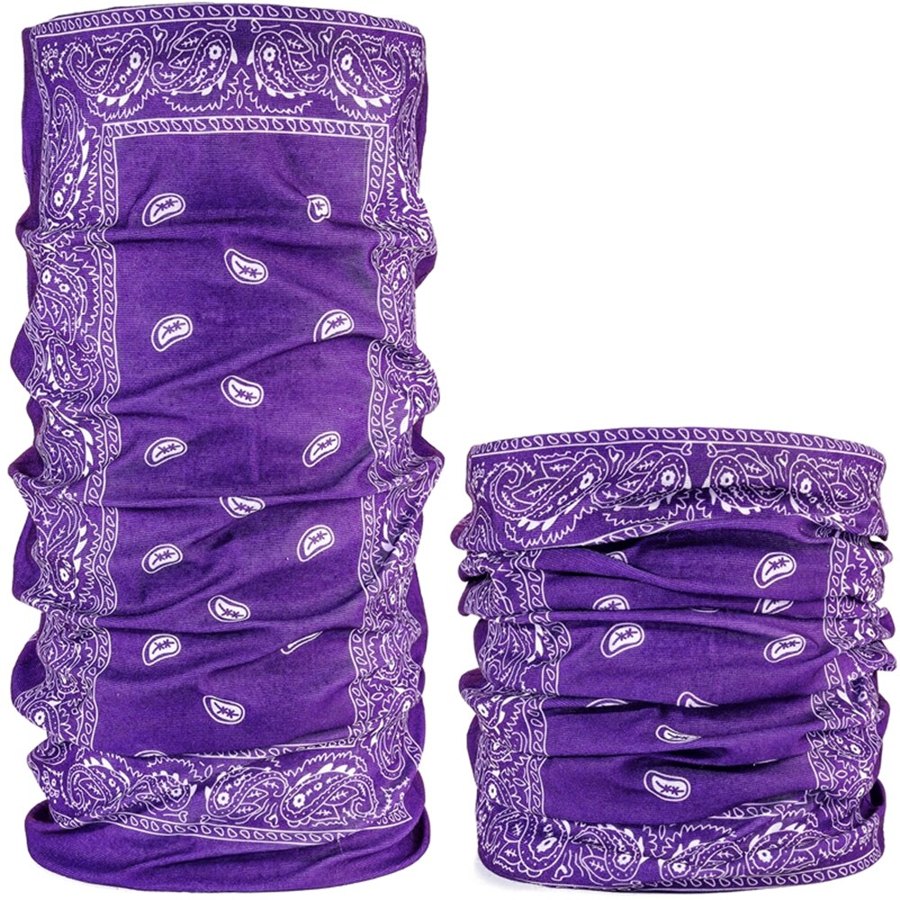 Beschermende bandana nekwarmers outdoor paardrijden kamperen masker bandana's zonbescherming bloemensjaal bloemen wandelsjaals gezichtssjaal