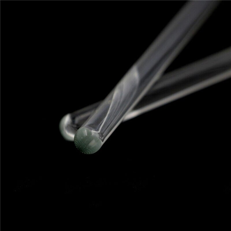 Agitador de barra agitadora de vidrio para laboratorio, agitador de vidrio transparente de 6x200mm para escuela, , 2 uds.