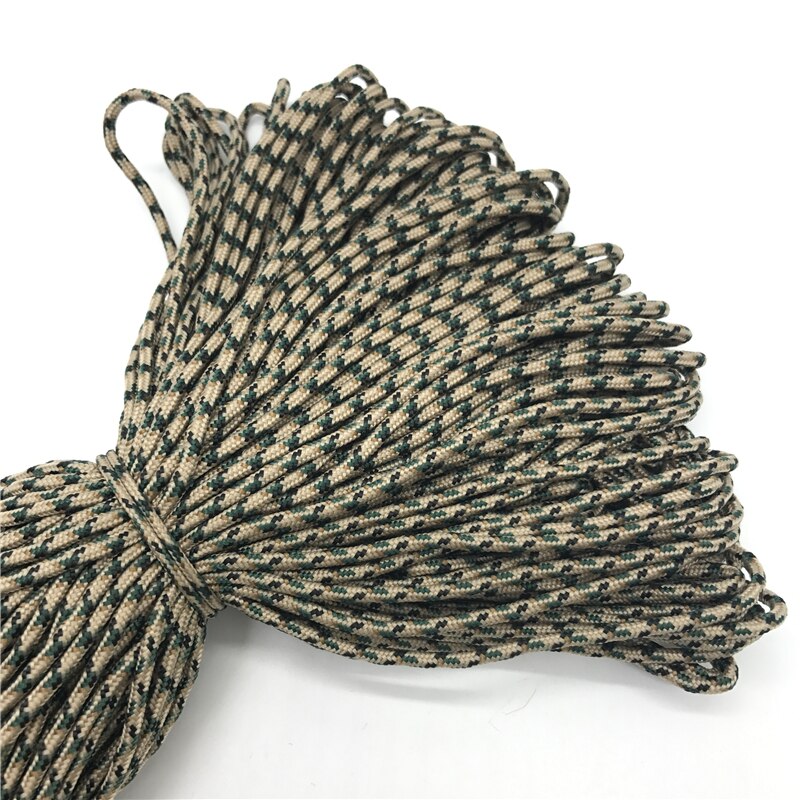 10 jardów/Lot 2mm linka spadochronowa smycz liny Mil Spec typu jeden Strand wspinaczka Camping Survival sprzęt DIY biżuteria, dzięki czemu: 24