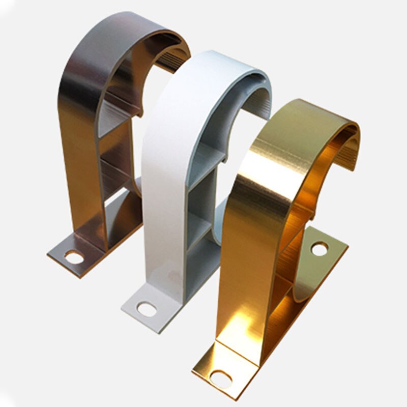 Curtain Hook Top Mounted Ceiling Suspended Bracket Roman Rod Single Holder Base Stand Curtain Accessories Thicken Rod Bracket