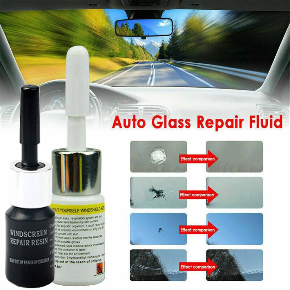 Grænseoverskridende forrude agent auto glas reparationsværktøj sæt lang revne reparationsvæske let at bruge og betjene