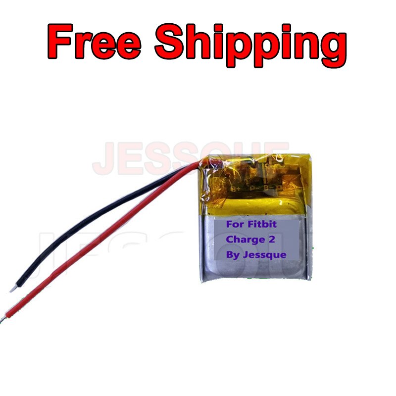 80mAh LSSP411415 Replace Battery For Fitbit Charge 2 Smartwatch Smart Watch Polymer Rechargeable Accumulator AKKU