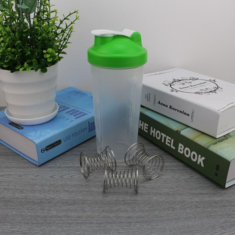 Plastic Shaker Bottle with Whisk