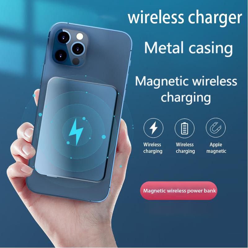 Magnetic Wireless Charger Power Bank 3000mAh Powerbank PD USB C Quick Charge External Battery for iPhone 12 Pro 12pro max xr