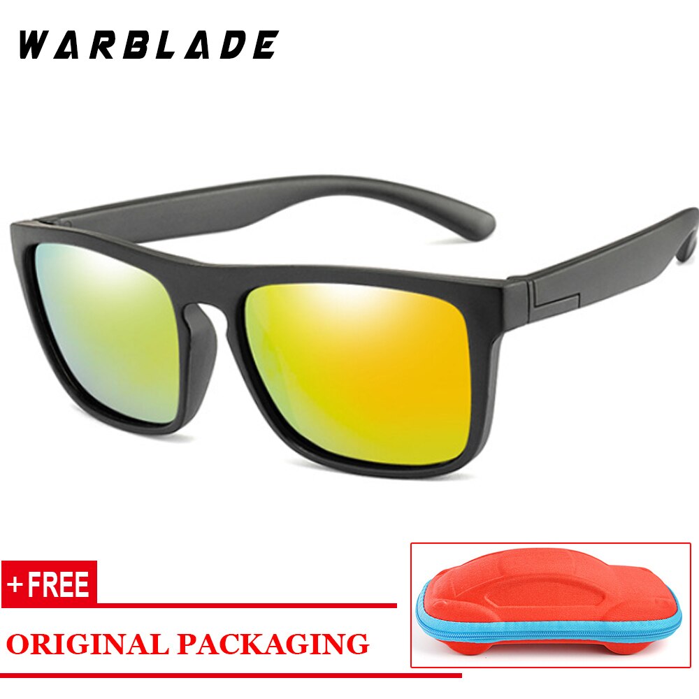 WarBlade Children Kids Sunglasses Boys Girls Polarized Sun Glasses Baby Infant UV400 Eyewear Flexible Safety Frame Shades Gafas