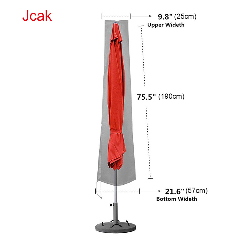 Guarda-chuva para pátio, guarda-sol para jardim com zíper à prova d&#39;água, material de cobertura para guarda-chuva: Jack