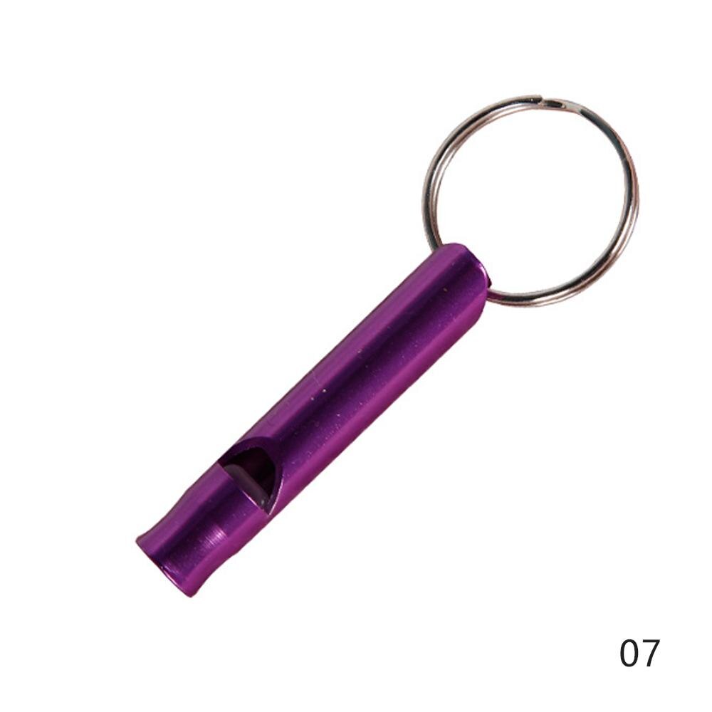 Silbato de entrenamiento obediencia perro ultrasónico sonido supersónico repelente césped dejar de ladrar silbatos para perro material para entrenamiento de perro: Purple