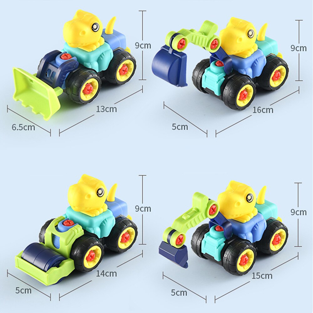 Children Disassembly Construction Engineering Car Toy Building Toys Truck DIY Nut Assembly Birthday for Boys B99