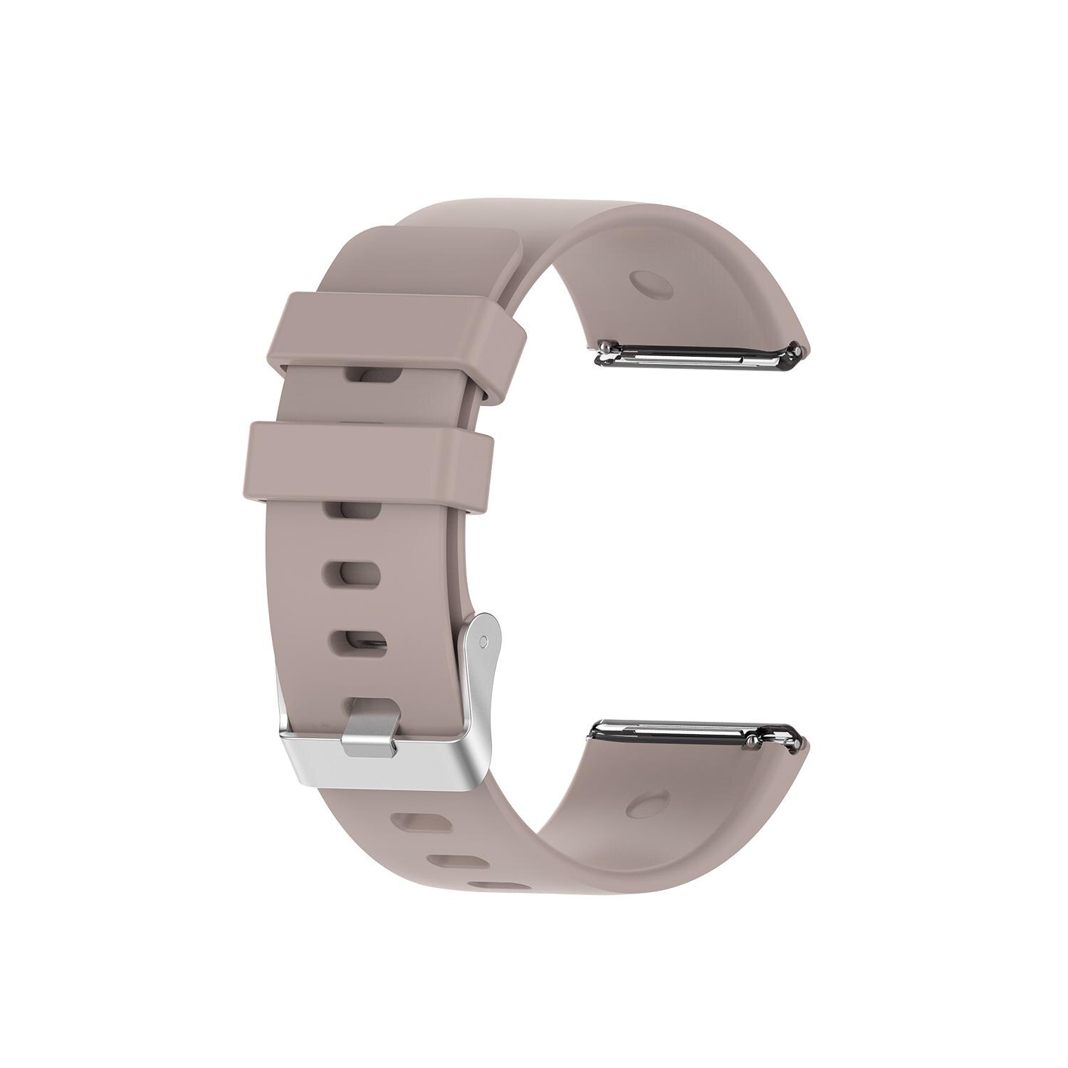 For Fitbit Versa 2 Smart Watch Replacement Waterproof Wristband 2 Official Silicone Strap Smart Watch Accessories Watch Band: 07 khaki