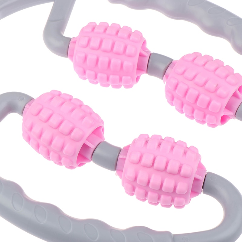 1pc eliminere muskelafslapning hjul kalv massage rulle fitness skum skaft ring ben klemme massager