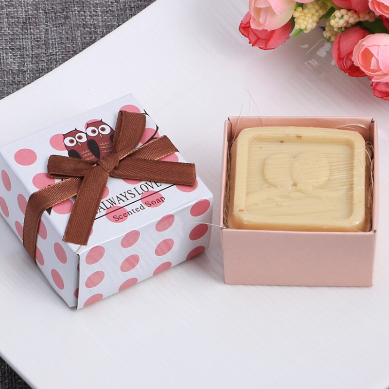 1Box Cute shape small boxed soap handmade soap Washing Hand Bath Clean Wedding Supplies For Women Grils TSLM1: 13