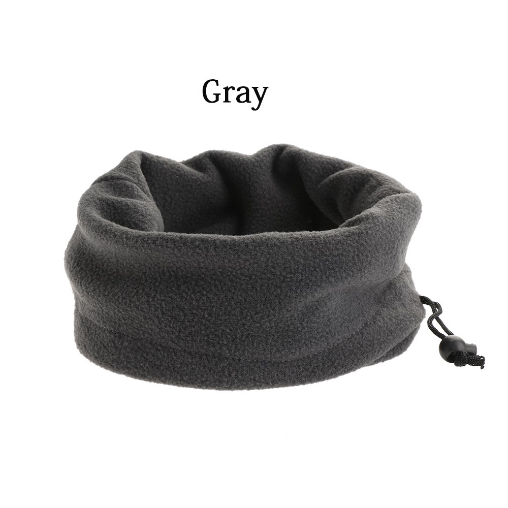Chapeau écharpe polaire de ski 1 pièce | Cache-cou polaire, chapeau Snood unisexe, vêtements thermiques de ski, masque facial de Snowboard, accessoires pour vêtements d'hiver à la: Gray