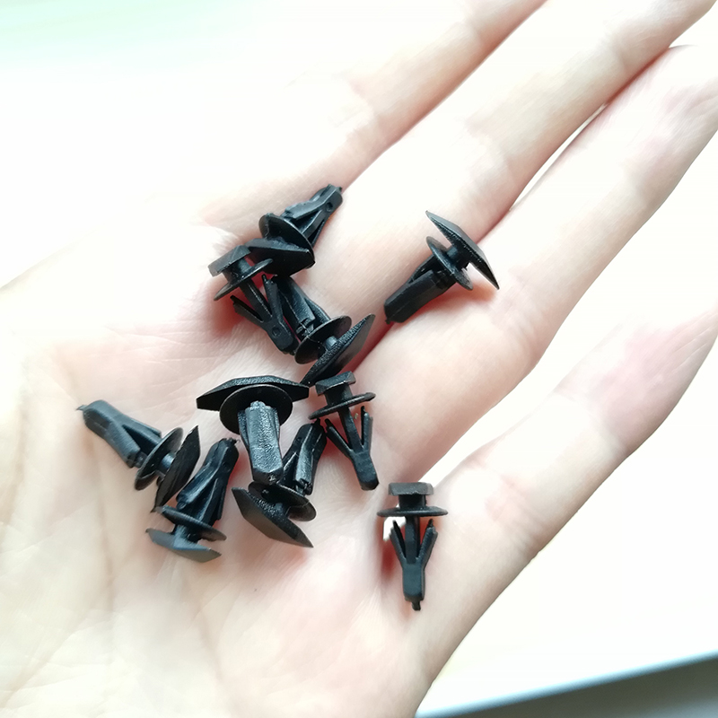 Clips de tira de sellado para coche, sujetadores fijos de plástico, remaches para puertas y ventanas, accesorios universales, 50 Uds.
