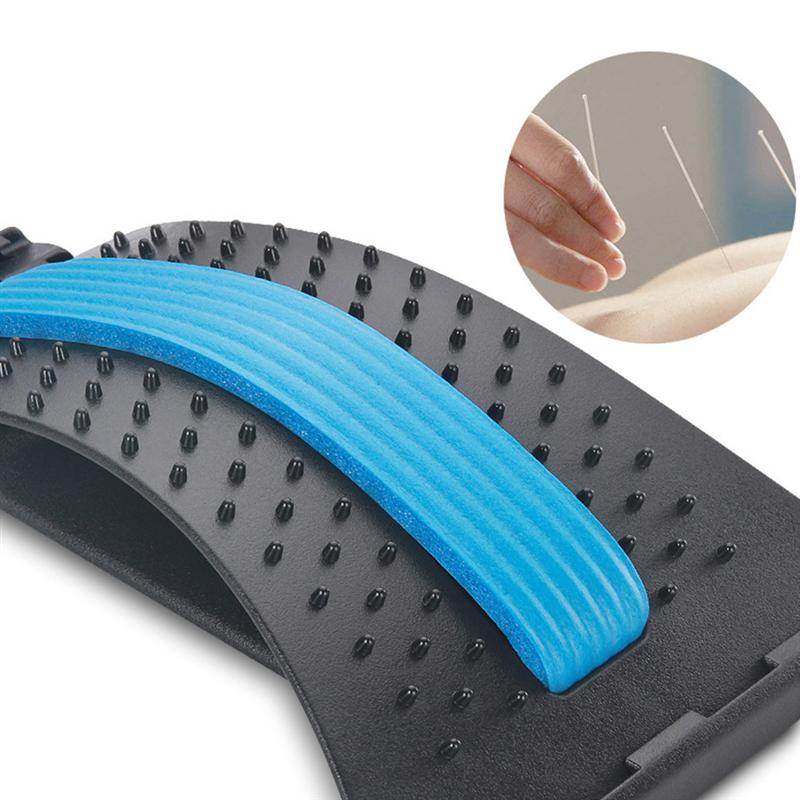 1PC Lumbar Traction Board Portative Effective Spine Pain Relief Lumbar Stretching Relax Traction Massage Board