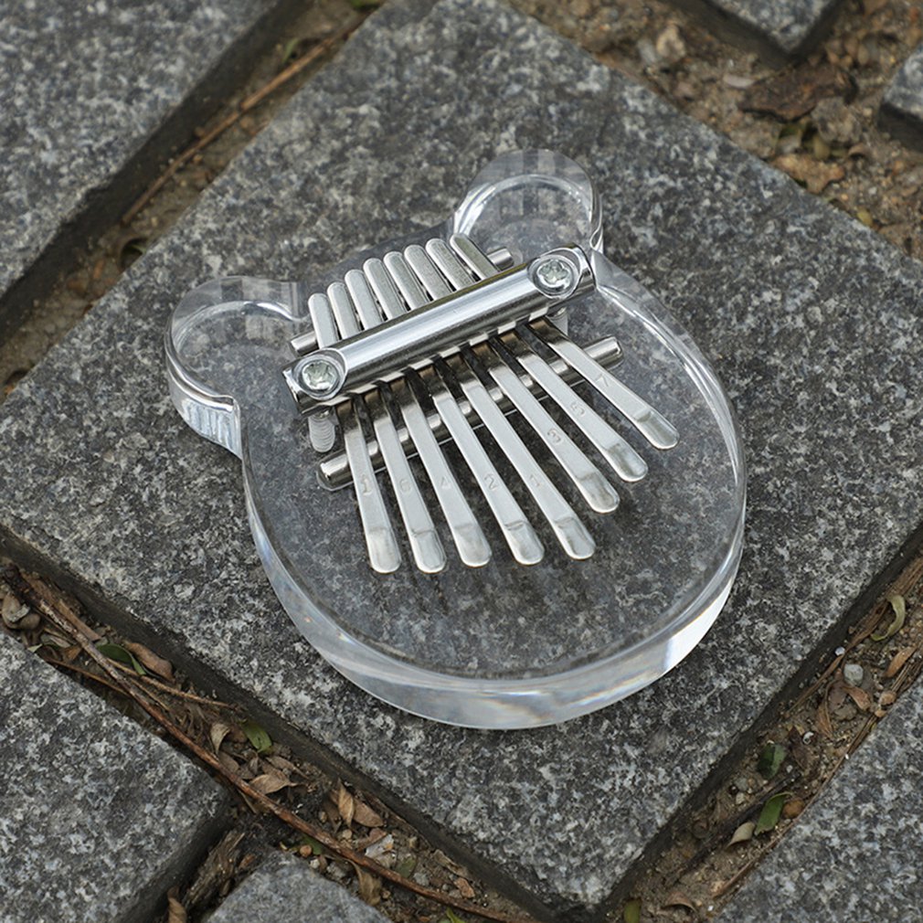 Mini Piano à pouce en acrylique, 8 tons, Kalimba, 2022