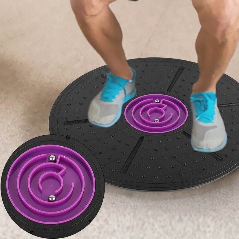 Yoga Balance Board Disc Stability Round Plates Exercise Trainer for Fitness Sports &amp;T8