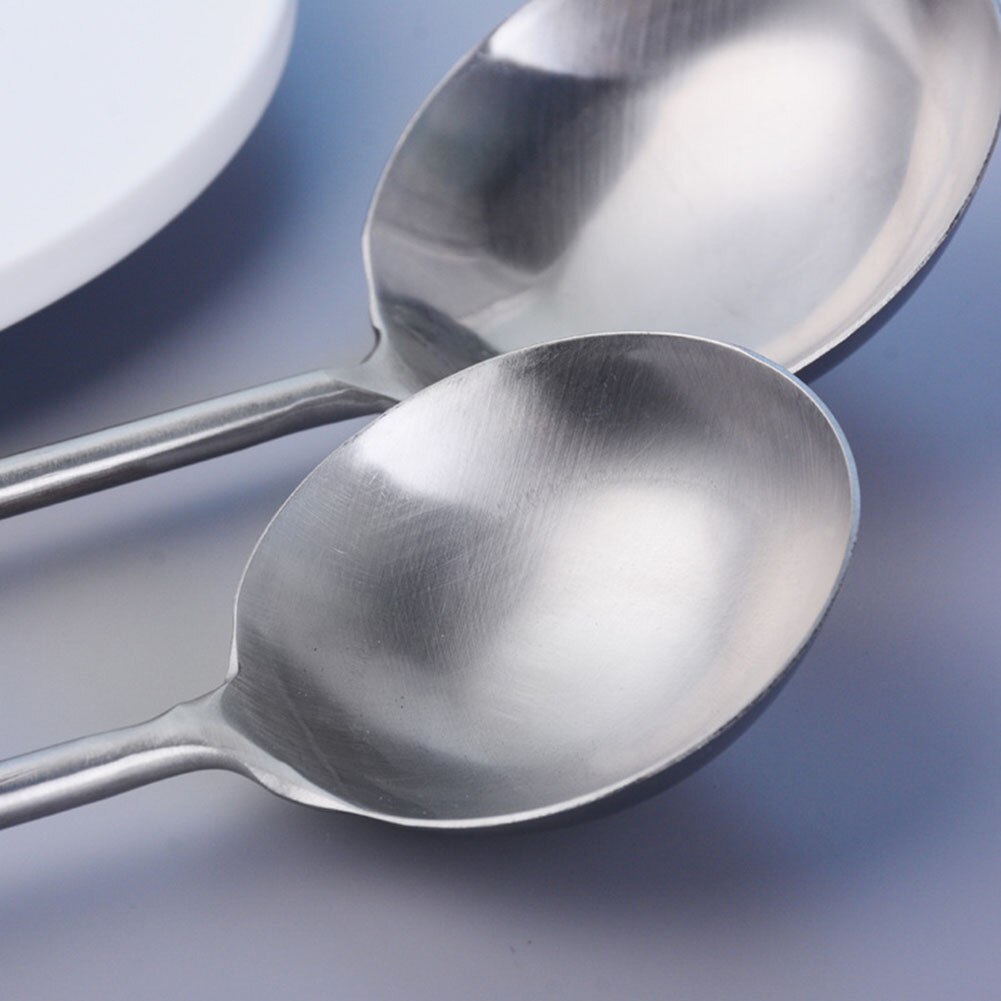 Kitchen Spoons Long Handle Stainless Steel Spoons Soup Spoons Dishes Ladle Cooking Spoon Cooking Spoons Kitchen Tools