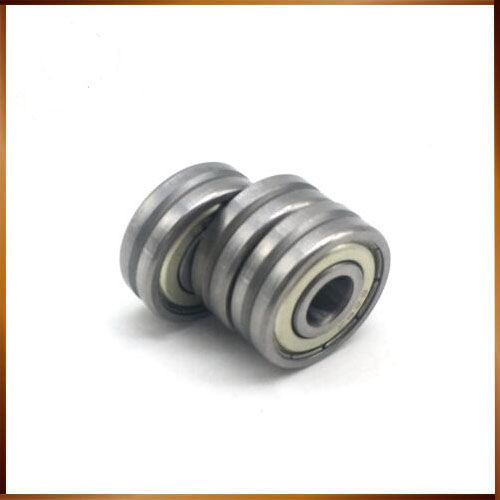 Rodamientos de rueda guía de alisador acanalado en V, A603ZZ, V626-2RS, V120, 6x20x10mm, rodamientos de polea ABEC, V626ZZ, 626VV, V626
