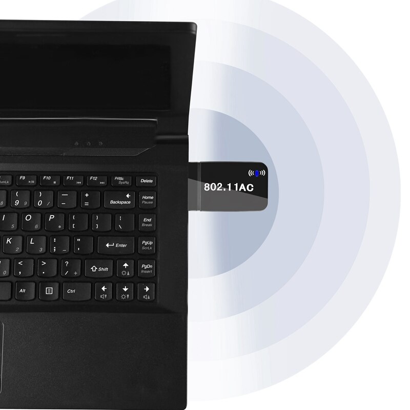 1200Mbps Dual Band USB3.0 Wifi Adapter 2.4G/5.8G Wi-Fi Adapter Ethernet Dongle Antenna Network Card for PC Laptop