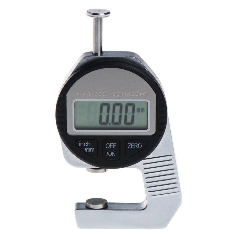 Jauge d'épaisseur numérique 0-12.7mm/0.01mm 0.5 "/0.0005" outil de mesure électronique