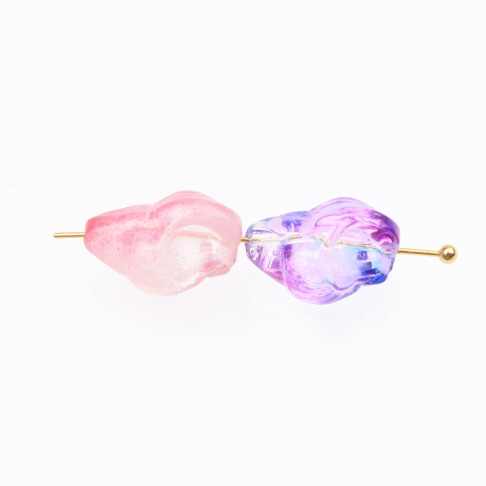 30 Uds. Cuentas de concha de cristal para hacer joyas, pulsera, suministros para colgantes, accesorios para manualidades y manualidades hechos a mano, 10x16mm