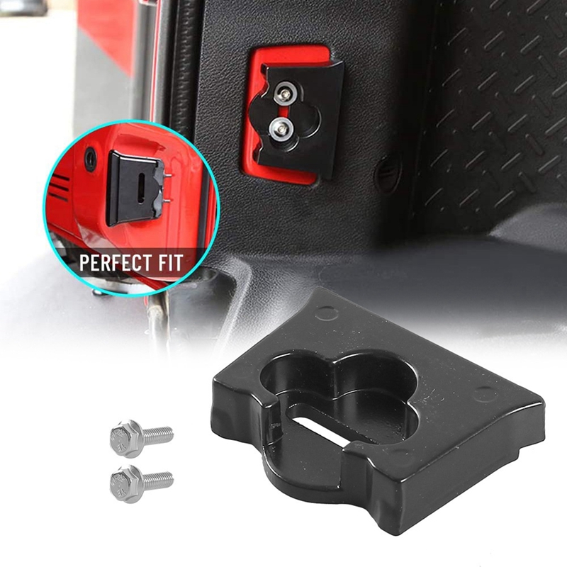 Bloqueo de límite de puerta trasera para Jeep Wrangler, tope de pestillo de puerta trasera, bloque de refuerzo