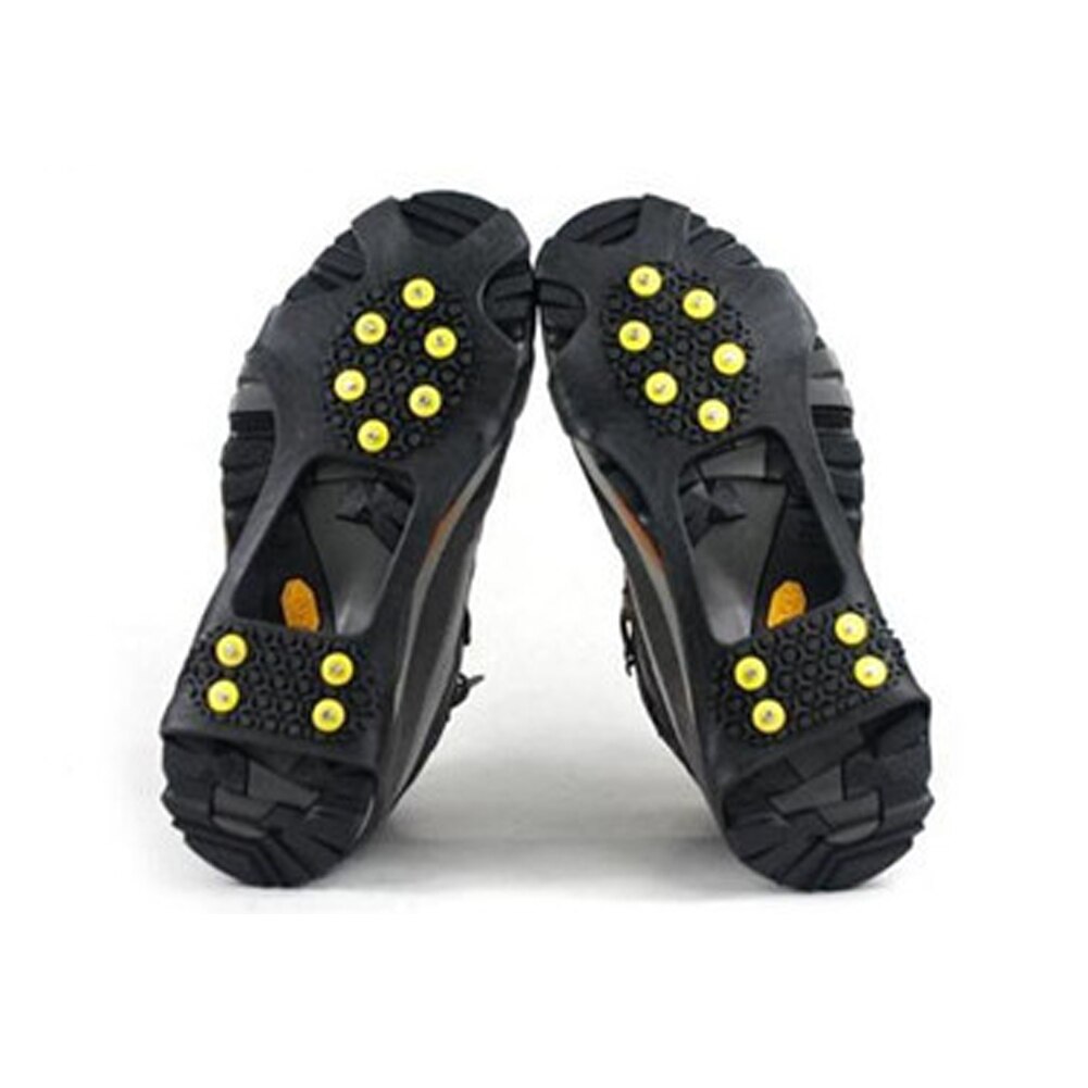 Sneeuw Ijs Klimmen Antislip Stijgijzers Spikes Grips Stijgijzers Schoenplaten Studded Sneeuw Grips