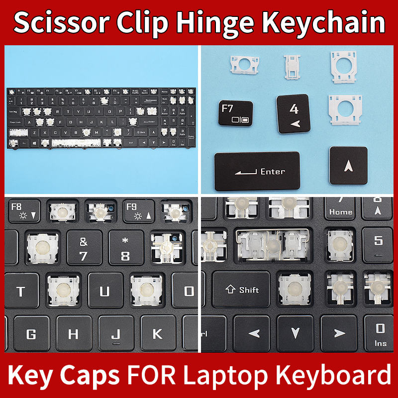 Vervangende Keycaps Schaarclip Scharnier Voor Hasee G10 Gx9 Gx8 Tx9 Tx8 Tx7, Clevo N960 N970 Key Caps Toetsenbord Sleutelhanger