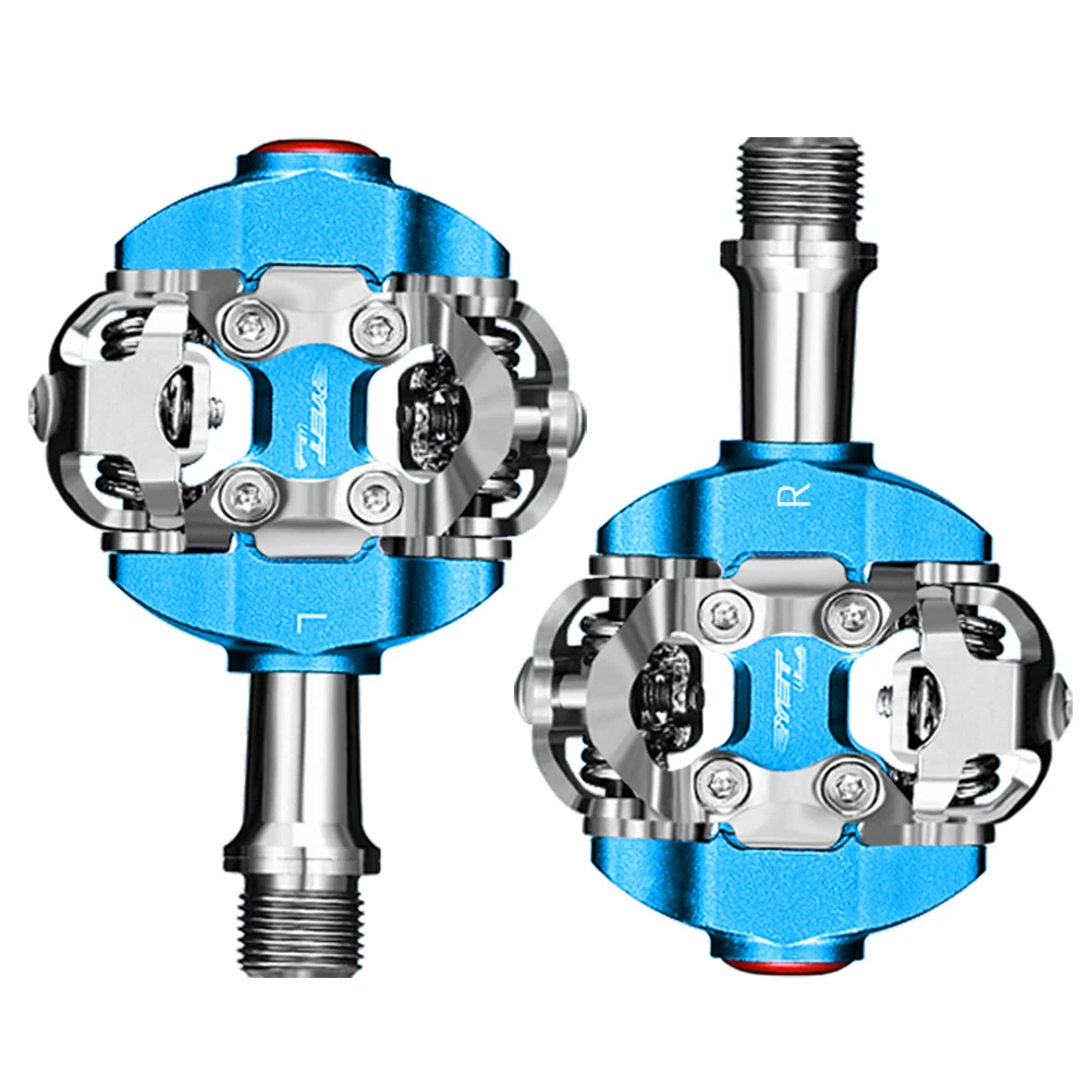 RYET MTB Pedal SPD Clipless Ultralight Mountain Bike Pedals Bicycle Dual Platform Footboard Clipless Cycling Bike Parts: PURPLE