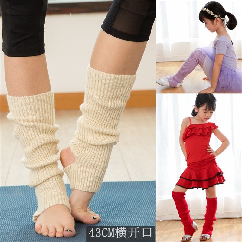 1 paar dames meisjes beenwarmers sokken lange sokken zonder voet winter herfst dans ballet kousen volwassenen en kinderen dijbeenwarmers