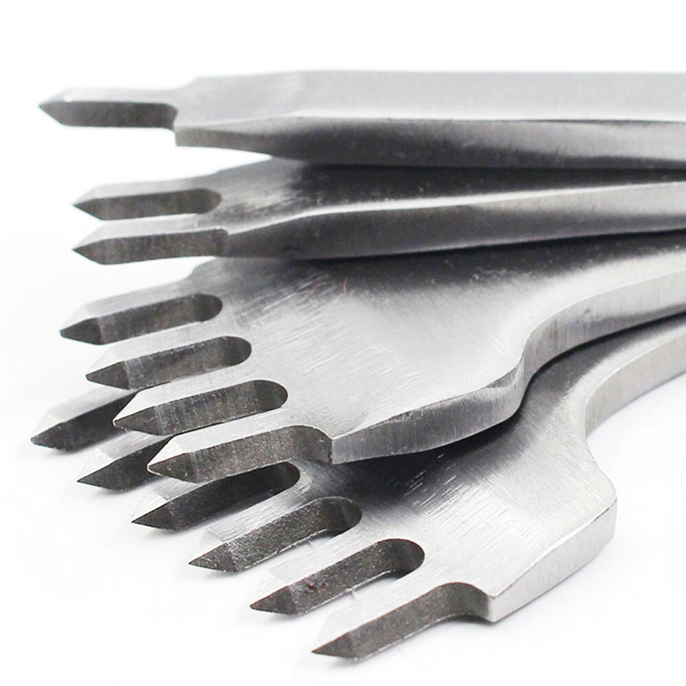 3/4/5/6mm Leather Craft Punching Hole Tool Leather Stitching Sewing Punches Stitching Punch 1+2+4+6 Prongs set