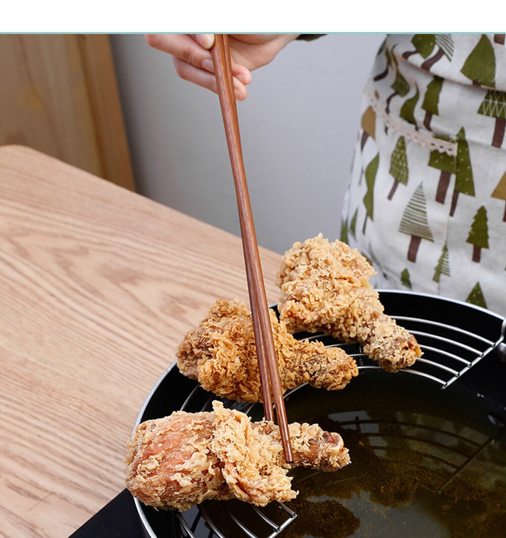 1 Pair 42 CM Cooking Chopsticks Extra Long Wooden Frying Chopsticks for Home Kitchen Stirring Frying Mixing Pot/Noodles