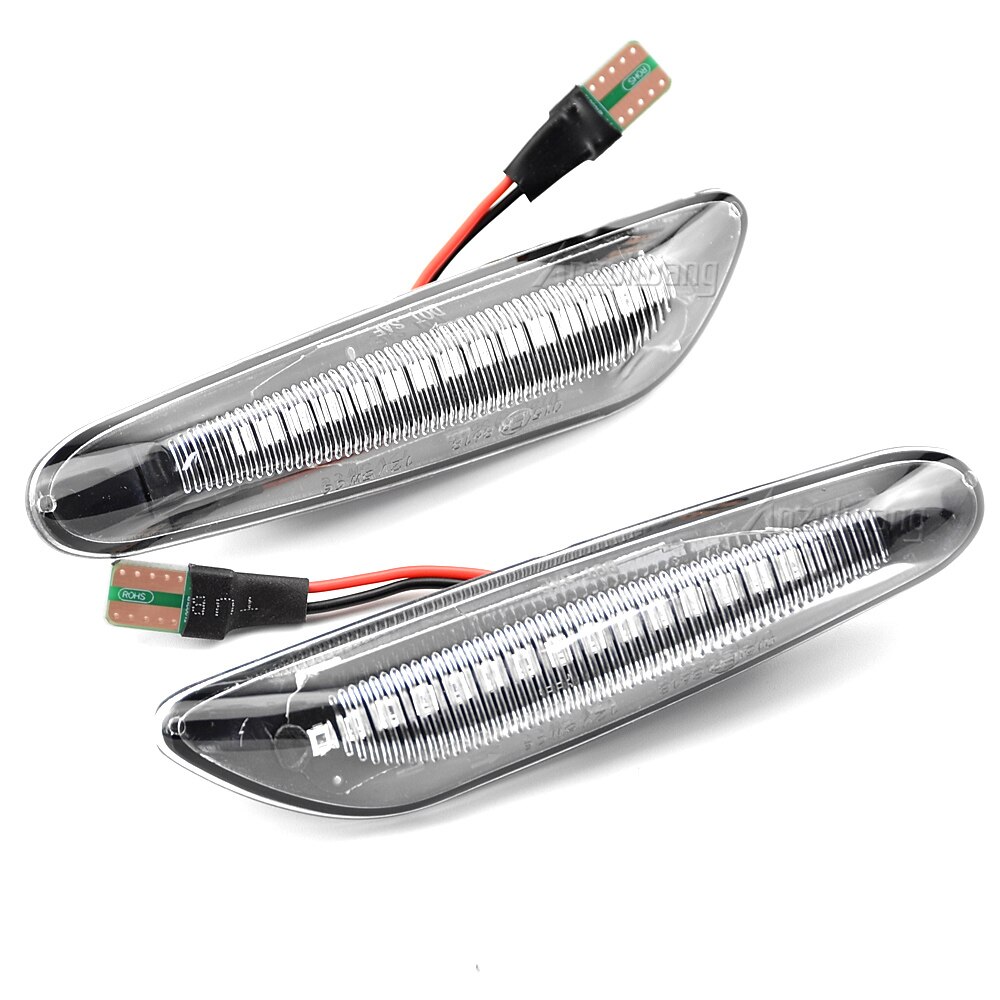 Dynamique Fluide Séquentiel LED feu De Position Latéral lampe Clair pour BMW E46 E60 E61 E81 E82 E83 E84 E87 E90 E91 E92 E93