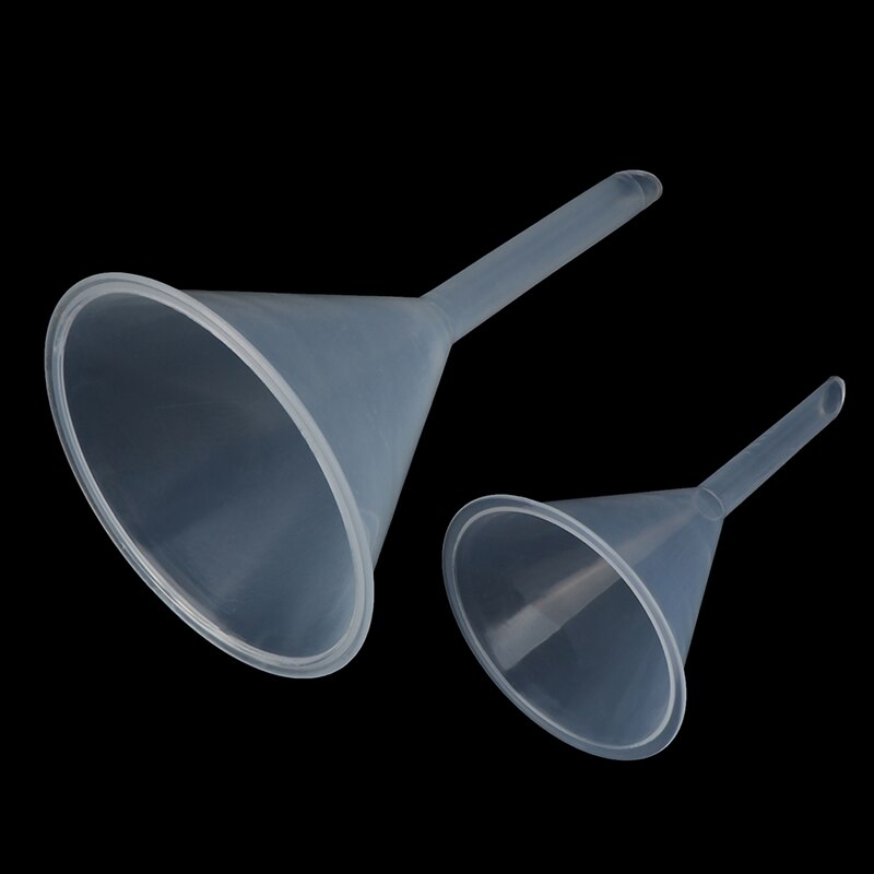 Plastic Funnel 60mm/90mm Triangular Funnel Conical Funnel Chemistry Lab Filter Funnel