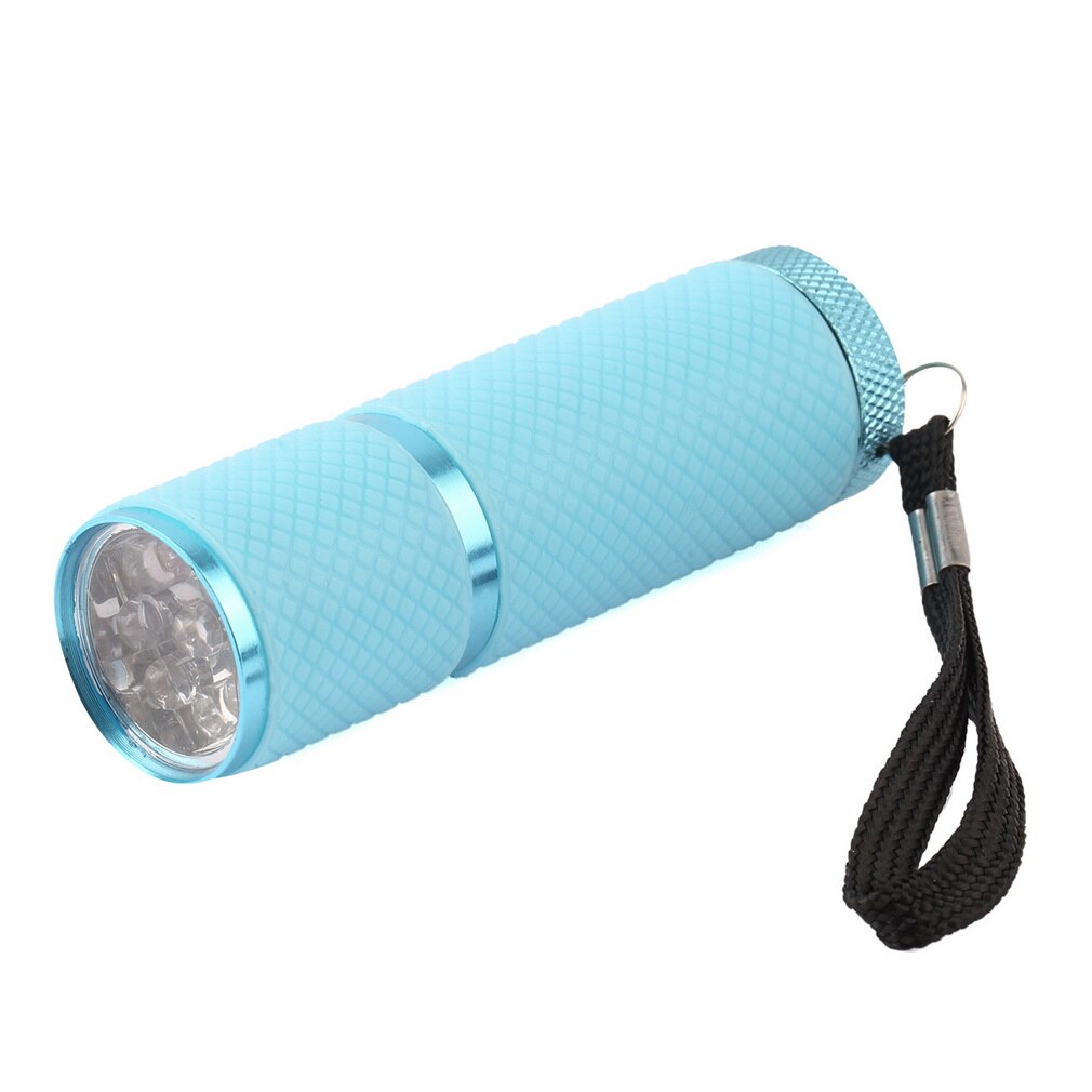 Mini Flashlight LED Flashlight Torch Linterna LED Purple Light Flashlight Mount Outdoor Camping Emergency Flashlight: Blue
