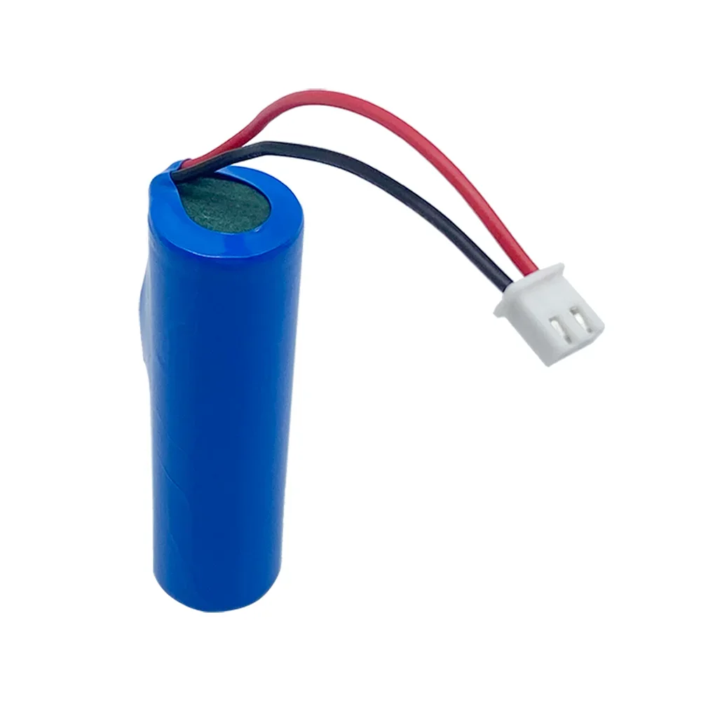 Bateria recarregável de íon de lítio 3.7V para transporte aéreo, 3800mAh, 18650, com soquete de reposição, iluminação de emergência fios xx2.54