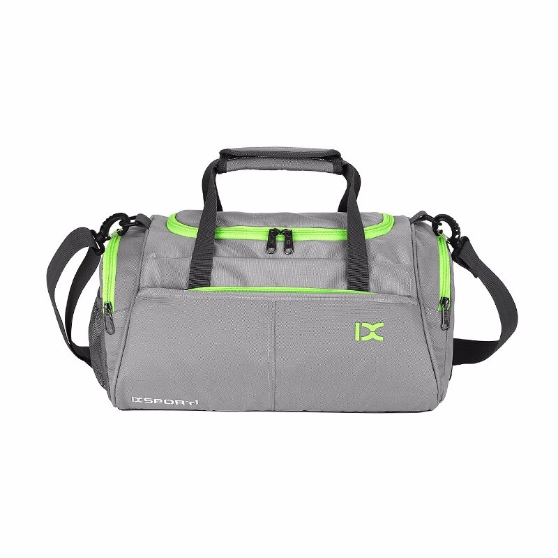 Sac à main de sport étanche en nylon pour fitness, pour hommes et femmes, pour entraînement physique, voyage, tapis de yoga,: Gris