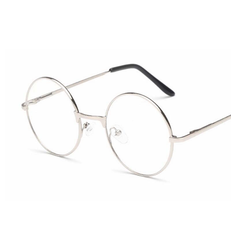 Black Retro Women Glasses Frame Eyeglasses Frame Vintage Round Clear Lens Transparent Sun Glasses Frame Women