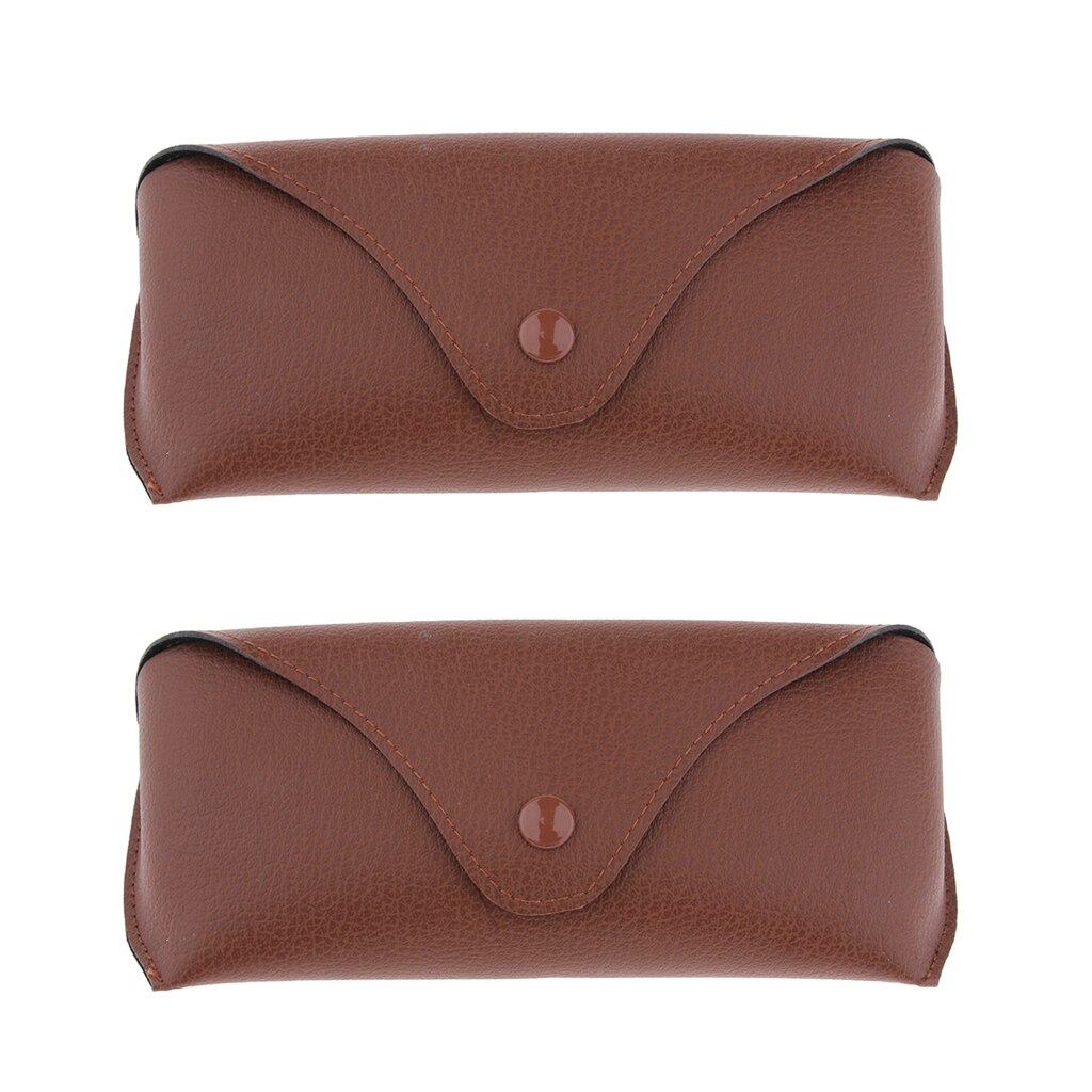 2pcs Soft Eyeglass Box Sunglasses Protector Case Organizer Glasses Container