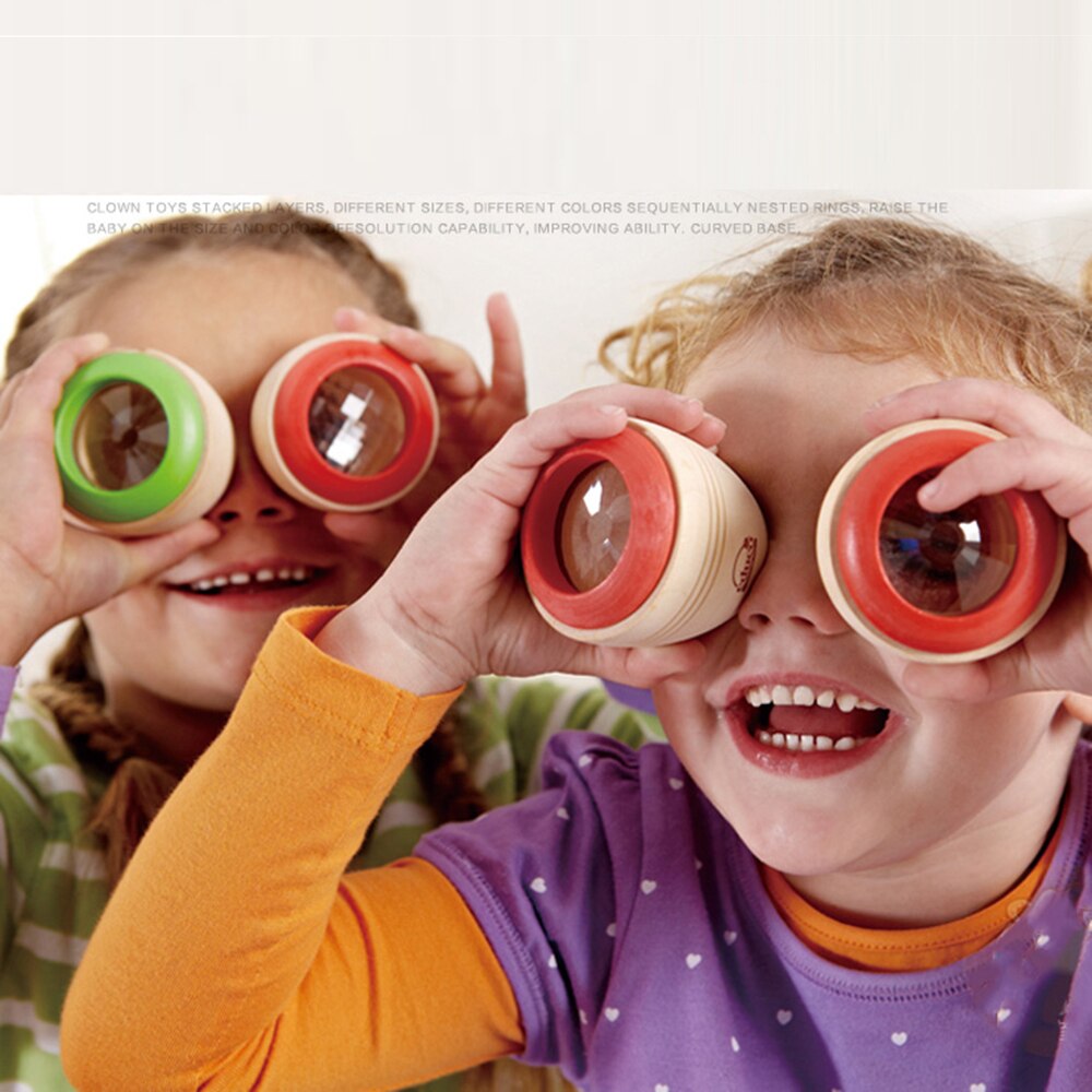 Houten Educatief Magic Kaleidoscope Baby Kid Kinderen Leren Puzzel Speelgoed L0097