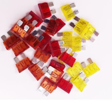 Standaard Blade Zekering kit 10 20 40 Amp voor Auto Vrachtwagen Suv MOTORFIETS 50 STKS