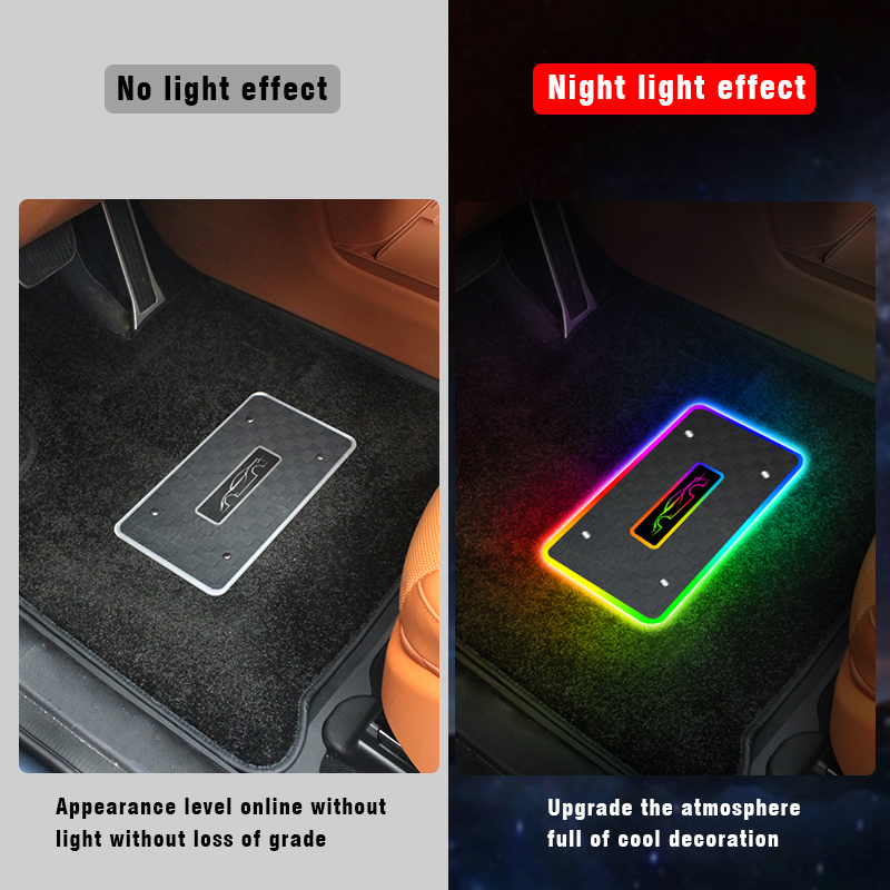 Luces ambientales interiores universales 2/4 en 1 para coche, 12V, 5V, aplicación sinfónica, 213 colores, alfombrillas Led para suelo de coche, accesorios de decoración de luz