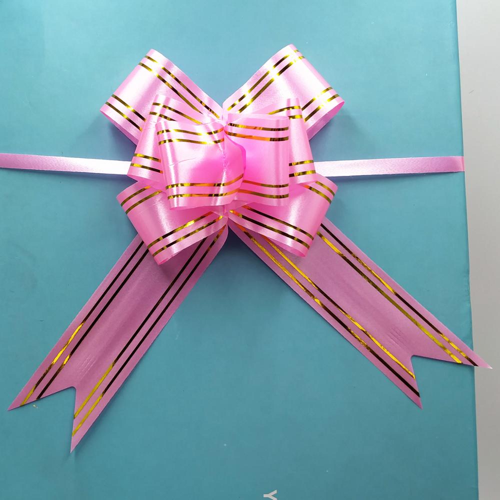 Wrap Pull Bow Confetti Bow Bow With Ribbon For Wedding Christmas Party Wrapping 4.5"Inch (20 Pcs)