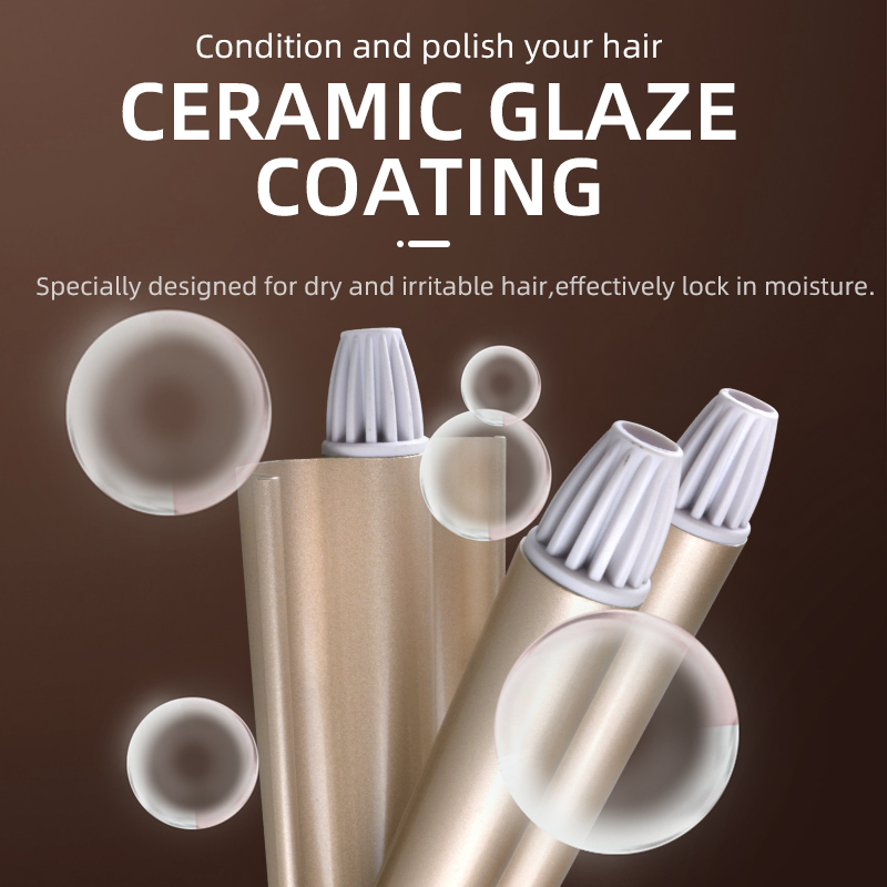 EllMEI-Fer à friser électrique en céramique, outils de bigoudi, coiffeur à triple baril