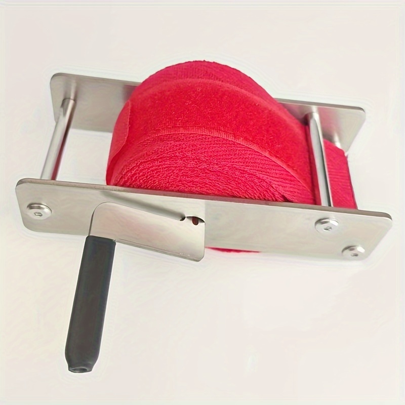 Bärbar handlindningsrulle för boxning i järn, manuell bandageupprullare för sport, handlindningsrulleverktyg för boxning