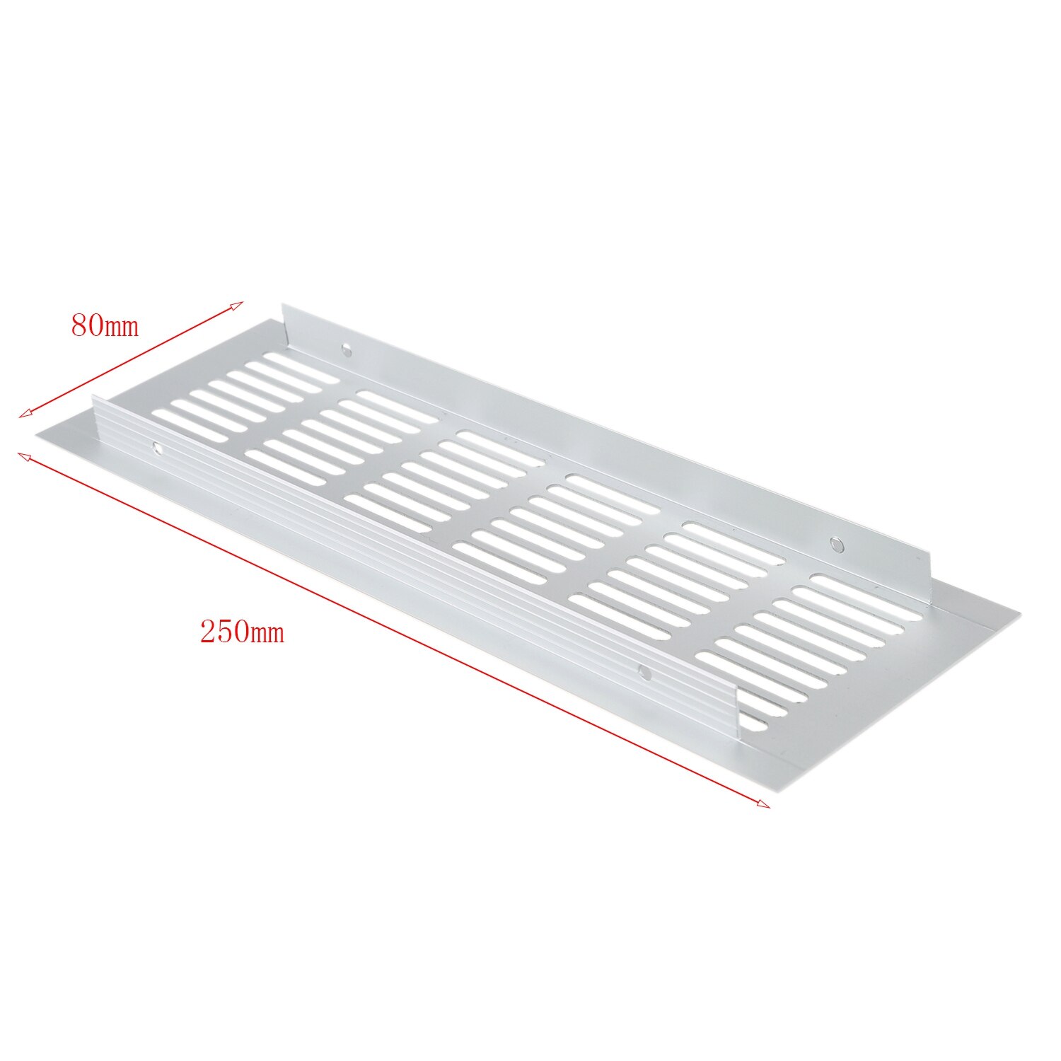 ELEG-4Pcs Wide Aluminum alloy Air Vent Ventilation Grille For Closet Shoe Cabinet Air Conditioner